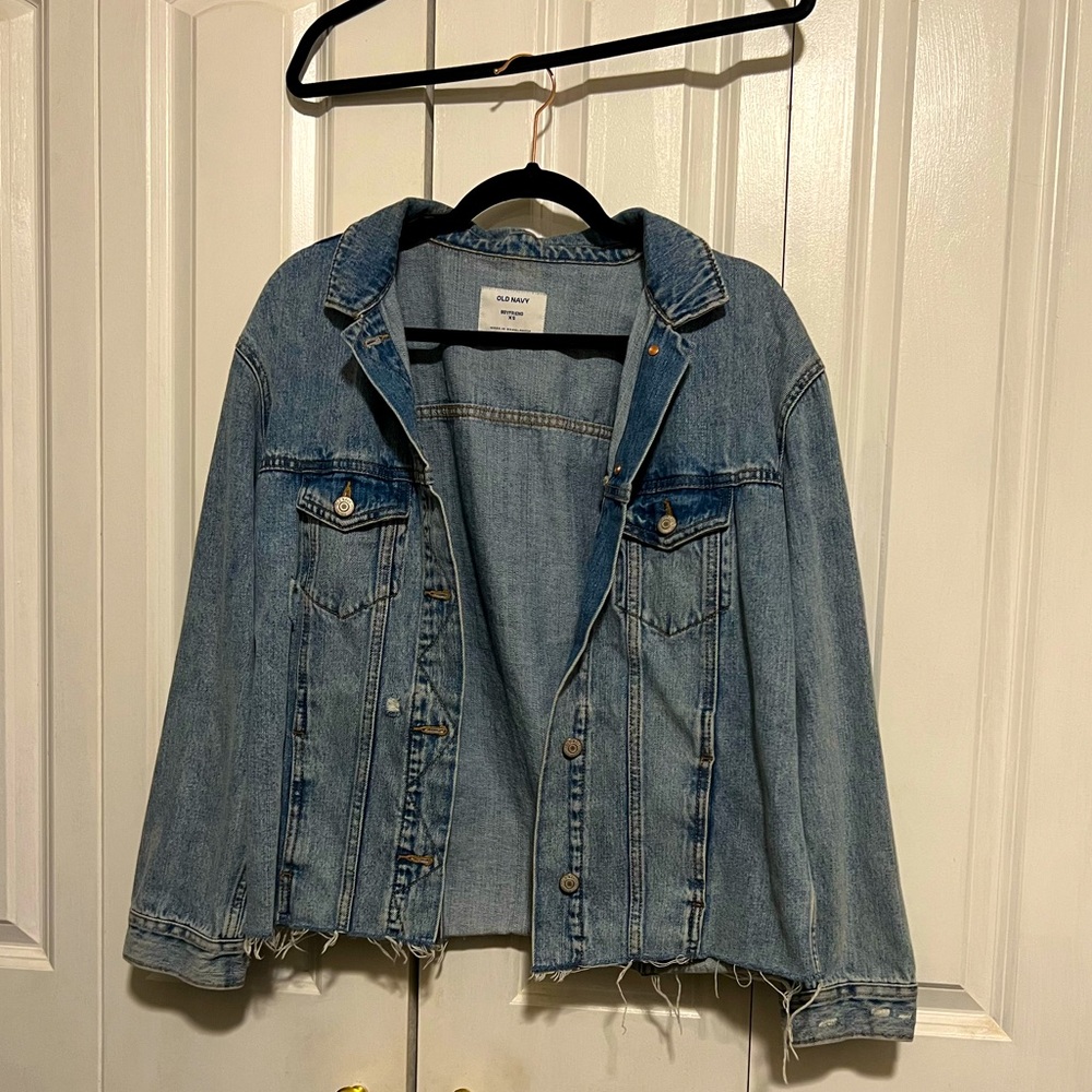 Old navy denim boyfriend jacket